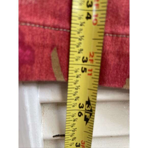 Sigrid Olsen Sz 10P Sport Women's Pink/Beige Floral Pattern Ankle Pant Slacks - Picture 8 of 13